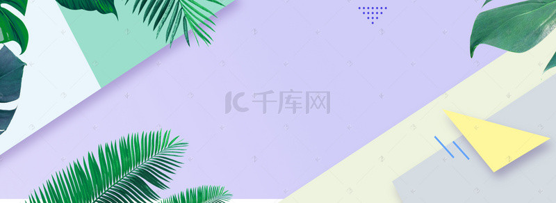 春季上新简约背景图片_色块风格电商海报背景banner