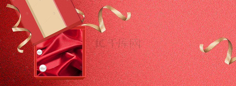 红色礼物盒背景背景图片_红色礼物海报背景