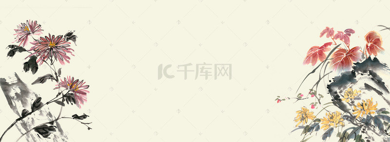 淘宝中国古风秋季美妆banner