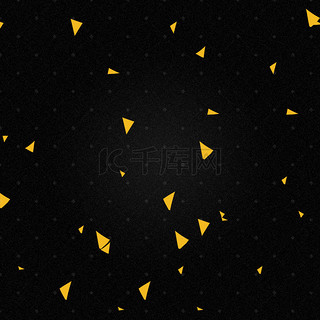 三角背景图片_黑色炫酷科技淘宝家电促销三角漂浮元素主图