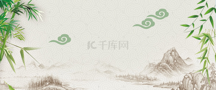 特色粽子背景图片_端午节粽享端午banner背景