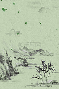 中国风谷雨背景图片_中国风24节气谷雨商业H5背景素材