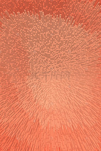 炫彩几何立体背景图片_时尚个性珊瑚橙大气3D柱体背景