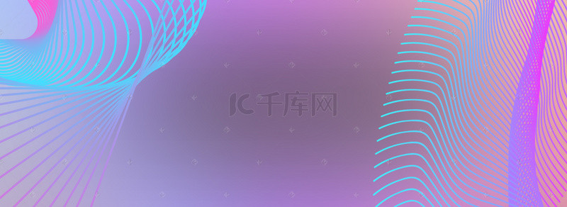 渐变霓虹灯炫彩京东好物节banner