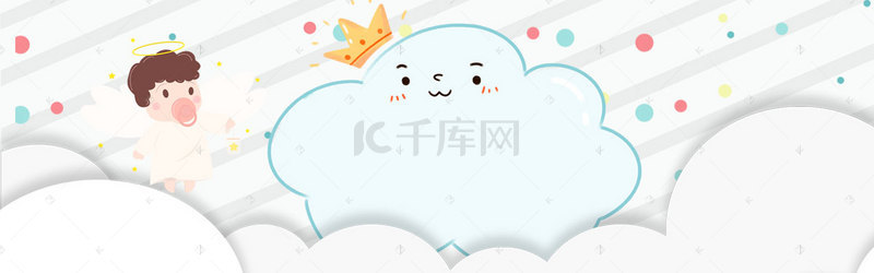 线条背景图片_简约大气母婴电商淘宝banner