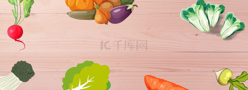 餐厅餐饮蔬果背景模板