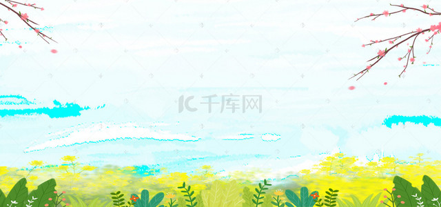 春季上新淘宝春夏绿色banner