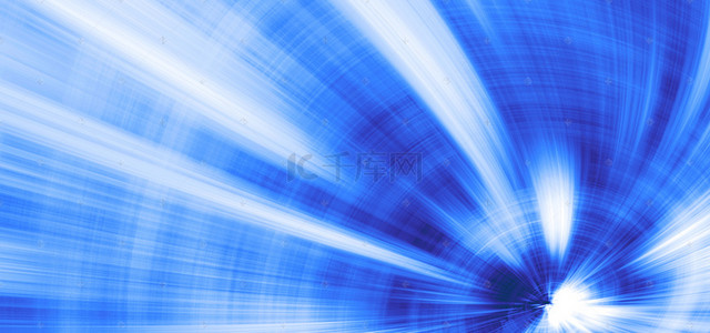 通道光效背景图片_蓝色科技隧道通道光效背景