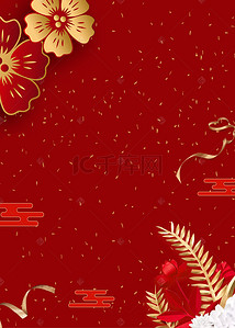 高清春节高清素材背景图片_创意金色喜庆猪年海报