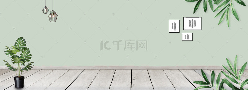 简约木板海报banner