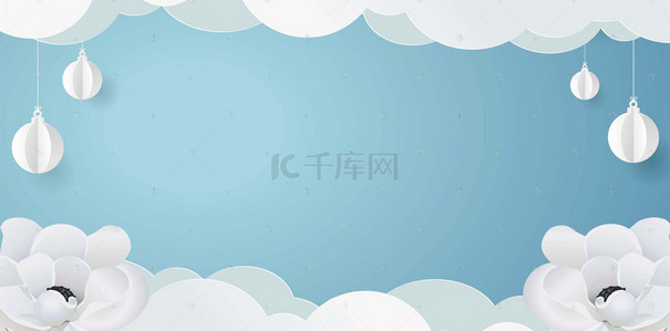 214玫瑰背景图片_情人节白色文艺banner