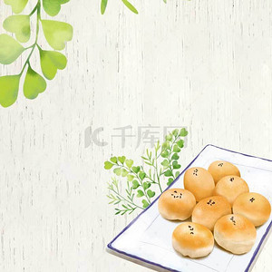 天猫元素图背景图片_精美传统中国风月饼主图