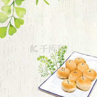 月饼背景图片_精美传统中国风月饼主图