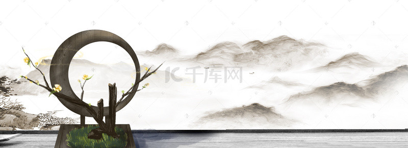 中国风禅意背景图片_禅意古风banner