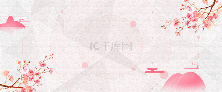 海报春季服装背景图片_小清新背景banner