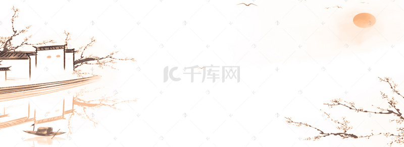 淘宝促销背景图片_淘宝秋天淡雅发布新品banner