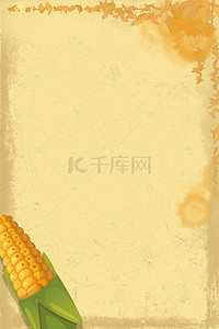 玉米促销背景素材