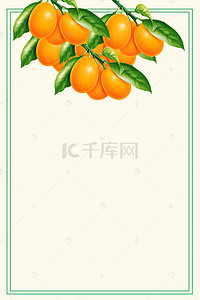 水果店海报背景图片_手绘背景枇杷水果店促销海报
