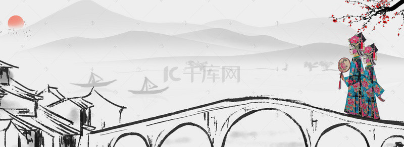 物质背景背景图片_中国风传统文化皮影背景