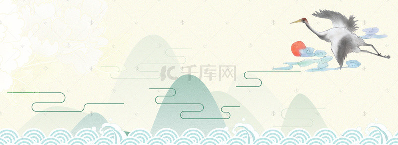 中国古典元素banner背景
