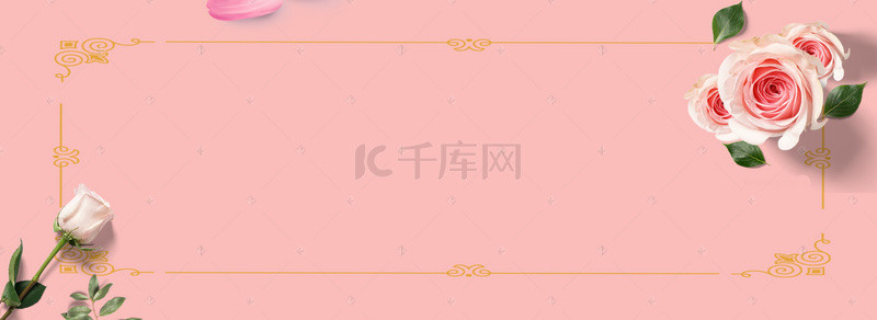 珠宝首饰淘宝背景图片_唯美风淘宝钻戒海报banner模板