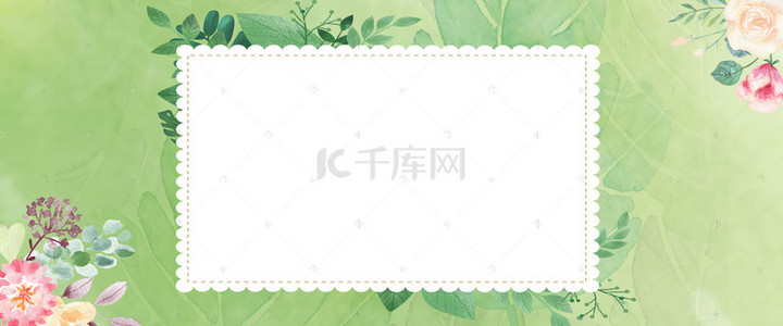 女装清爽背景图片_夏日上新文艺小清新蓝色banner