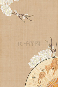 鸟背景图片_简单中国风工笔画背景