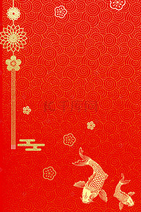 猪年背景图片_猪年新年烫金平面海报背景图设计
