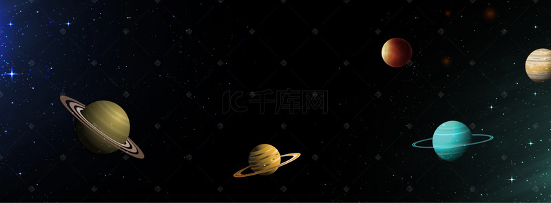 宇宙星球背景图片_宇宙星空banner