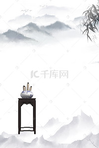 红木家具背景图片_中古复古风古典家具