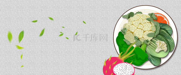 淘宝食品背景图片_517果蔬绿叶布艺纹理背景