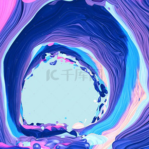 底图背景图片_旋转流动的彩色涡旋水流背景
