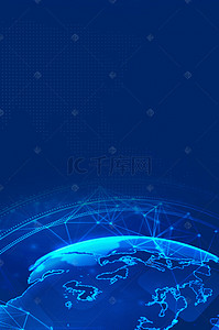 科技区块链背景图片_互联网科技区块链背景