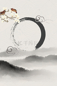 中国古典文化背景背景图片_禅文化佛文化背景设计图