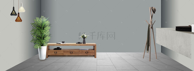 家具促销背景图片_简洁风格家具促销淘宝banner