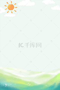 环保海报背景海报背景图片_绿色公益海报背景