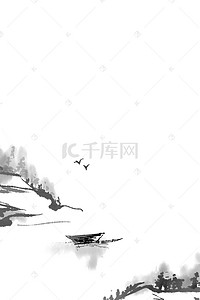 山水背景图片_中国风海报背景图