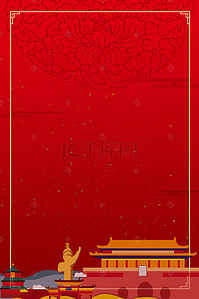 中国旅游文化背景图片_北京之旅北京故宫旅游高清背景