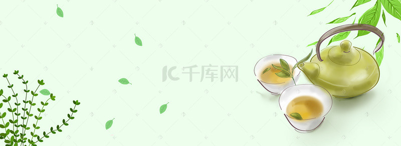 翠竹背景图片_茶叶背景模板下载