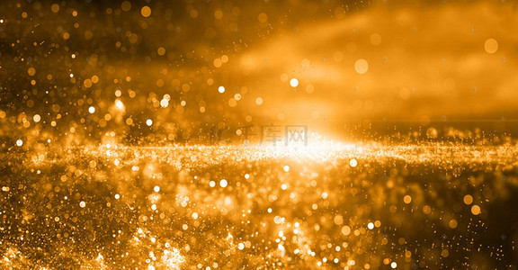 金色粒子背景背景图片_金色粒子科技背景
