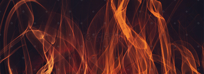 淘宝美妆背景图片_烈火燃烧的森林