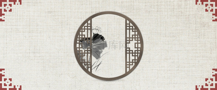 茶叶背景图片素材背景图片_茶文化简约中国风banner