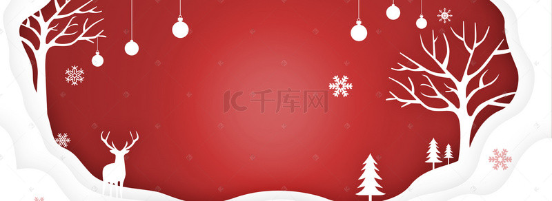 微立体海报背景图片_淘宝天猫电商圣诞节微立体海报背景