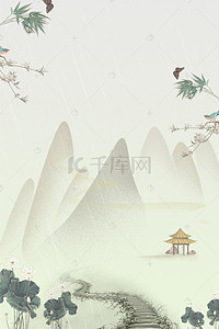 传统祭祀背景图片_传统中国风清明节背景