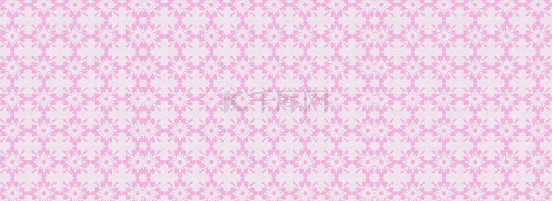 粉色花纹底纹背景图片_清新粉色花朵和风背景