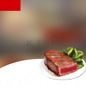 牛肉干素食熟食食品主图模版