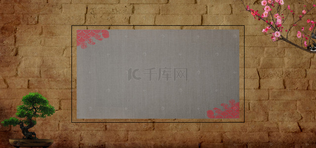 中国武侠背景图片_古风水墨中国风电商banner