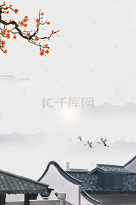 国风院子背景图片_复古中国风江南庭院