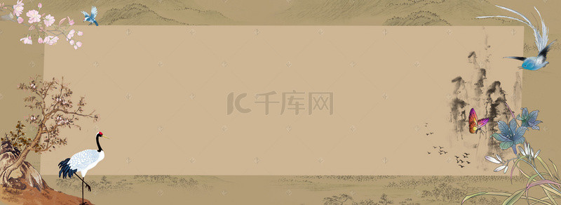 网页设计整套背景图片_古风网页设计中国风背景banner