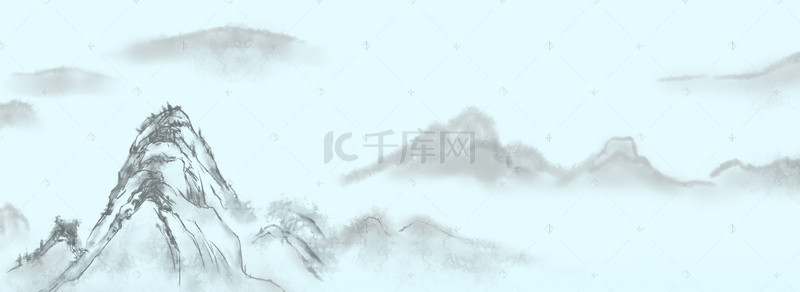 banner攀登背景图片_淘宝秋季开学蓝色海报banner